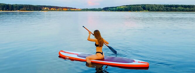 Trip Serbien - Wassersport mit Balance & Technik vereinen | Stand up paddeln, SUPen, Surfen, Skiten, Wakeboarden, Wasserski auf kristallklaren Bergseen